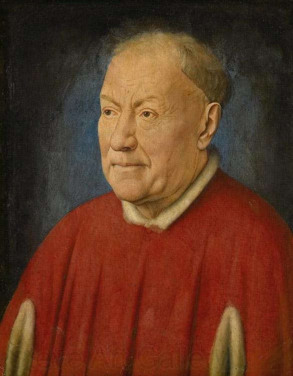 Jan Van Eyck Portrait of Cardinal Nicola Albergati (mk08) Norge oil painting art